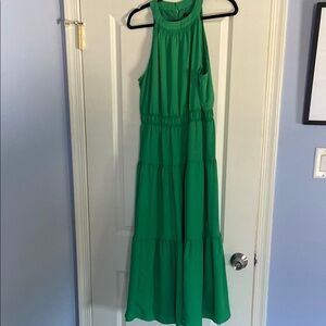 Ann Taylor Green Maxi Dress